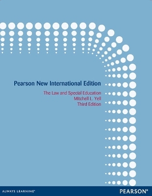 Law and Special Education, The - Mitchell Yell
