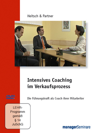 Intensives Coaching im Verkaufsprozess - DVD