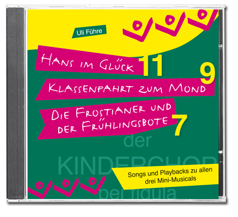 Kinderchor-CD zu drei Mini-Musicals (Songs & Playbacks) - Uli F&uuml;hre