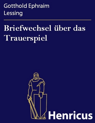 Briefwechsel über das Trauerspiel