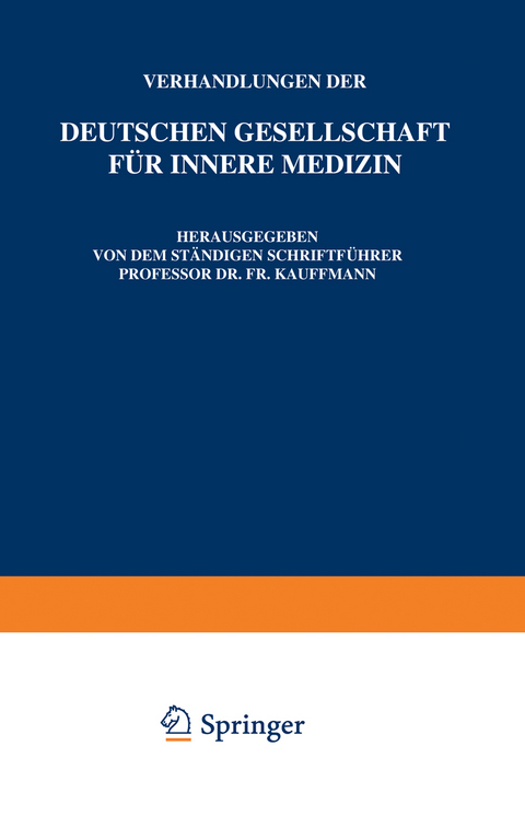 F&uuml;nfundsechzigster Kongress - Fr. Kauffmann