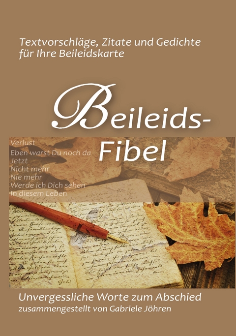 Beileidsfibel - Gabriele J&ouml;hren