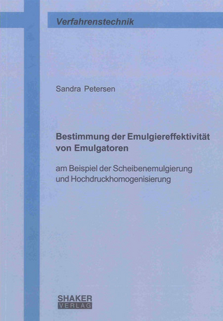 Bestimmung der Emulgiereffektivität von Emulgatoren