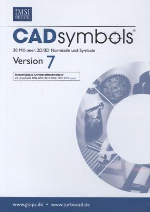 TurboCAD Cadsymbols Version 7, DVD-ROM