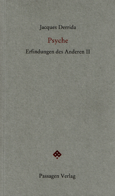 Psyche - Jacques Derrida