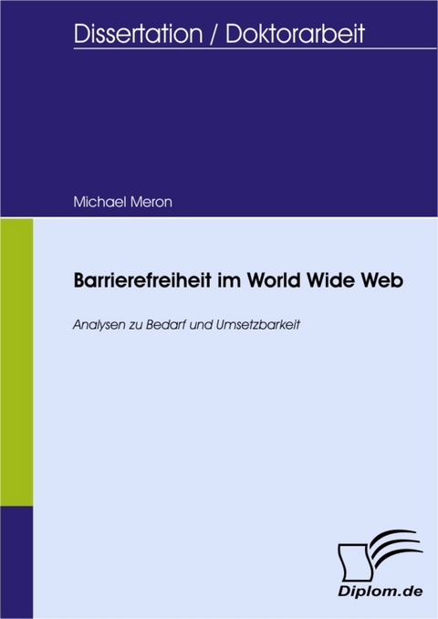 Barrierefreiheit im World Wide Web -  Michael Meron