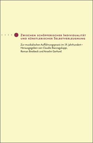 Zwischen schöpferischer Individualität und künstlerischer Selbstverleugnung