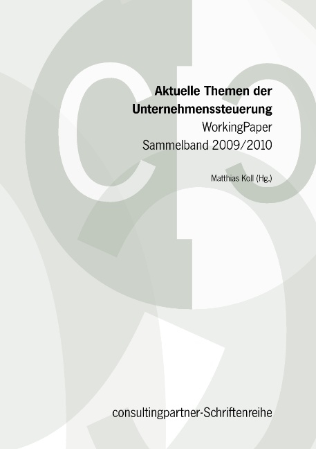 Aktuelle Themen der Unternehmenssteuerung - 