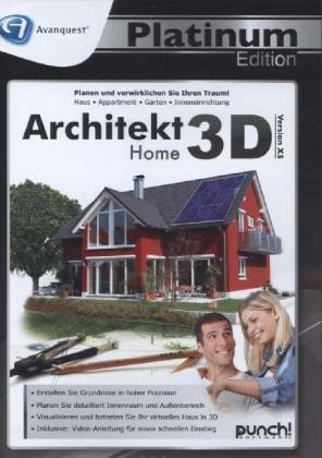 Architekt 3D Home Version X5, 1 DVD-ROM
