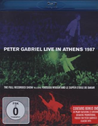 Live In Athens 1987 + Play, 1 Blu-ray + 1 DVD - Peter Gabriel