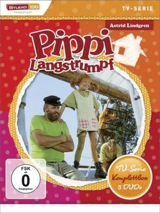Pippi Langstrumpf TV-Serien Box, 5 DVDs, 5 DVD-Video - 