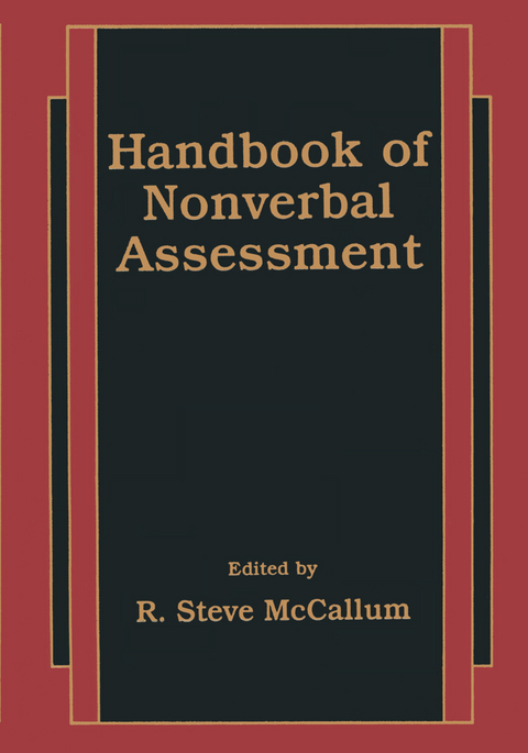 Handbook of Nonverbal Assessment - 