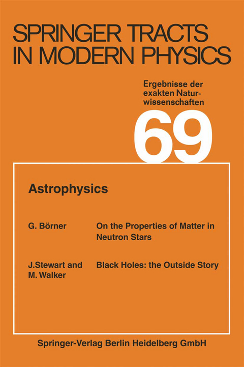 Astrophysics - Gerhard H&ouml;hler, Atsushi Fujimori, Johann K&uuml;hn, Thomas M&uuml;ller, Frank Steiner, William C. Stwalley, Joachim E. Tr&uuml;mper, Peter W&ouml;lfle, Ulrike Woggon