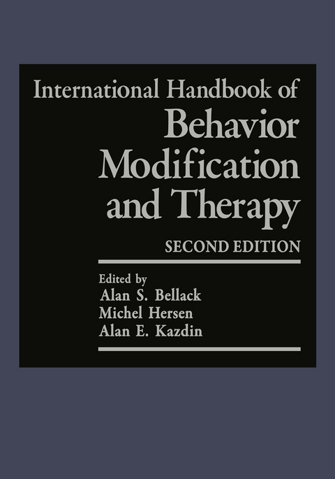 International Handbook of Behavior Modification and Therapy - 