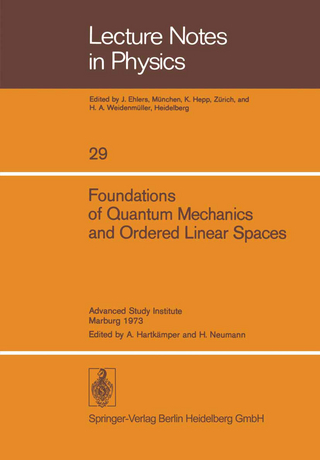 Foundations of Quantum Mechanics and Ordered Linear Spaces