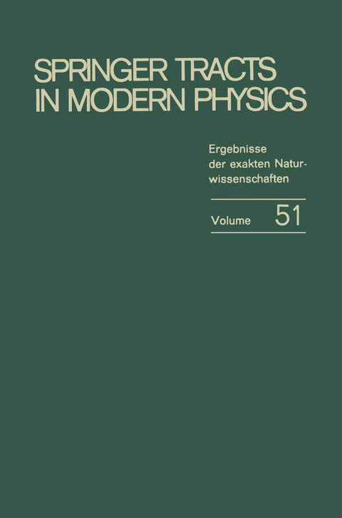 Springer Tracts in Modern Physics - G. H&ouml;hler