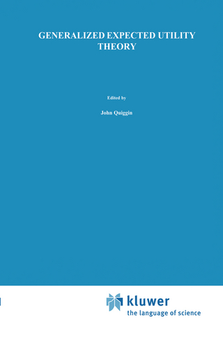 Generalized Expected Utility Theory