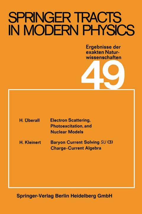Springer Tracts in Modern Physics - G. H&ouml;hler