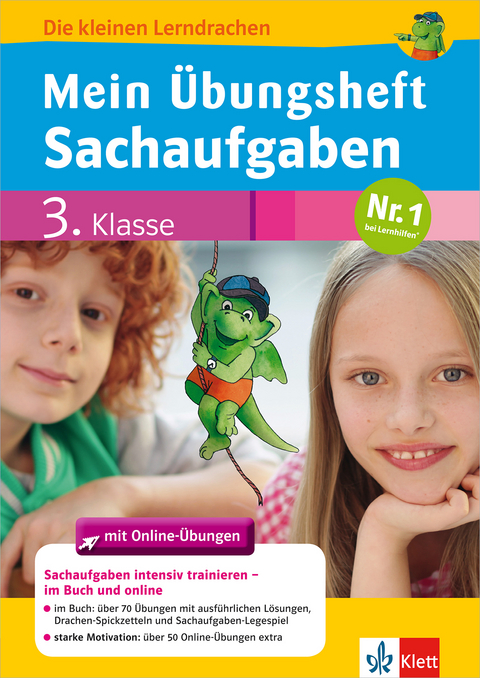 Mein &Uuml;bungsheft Sachaufgaben mit Online-&Uuml;bungen 3. Klasse