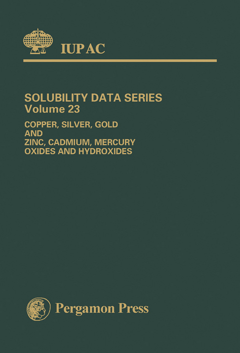 Copper, Silver, Gold & Zinc, Cadmium, Mercury Oxides & Hydroxides - 