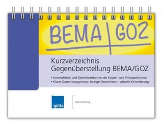 Kurzverzeichnis Gegenüberstellung BEMA/GOZ