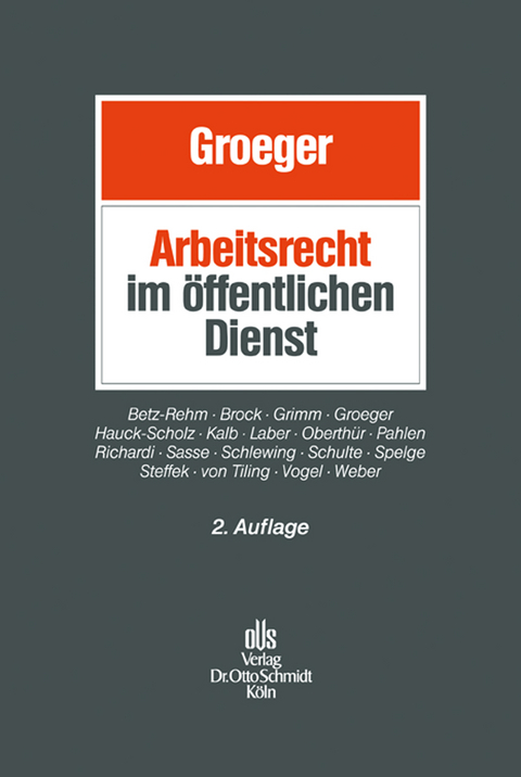 Arbeitsrecht im &ouml;ffentlichen Dienst - 