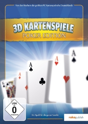 3D Kartenspiele - Poker Edition, 1 DVD-ROM