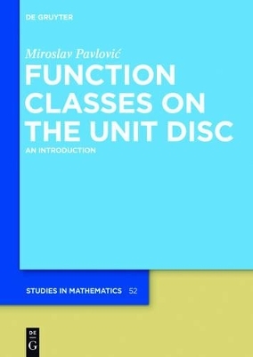 Function Classes on the Unit Disc - Miroslav Pavlovic