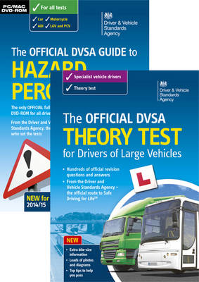 The official DSA theory test for drivers of large vehicles DVD pack -  Driving Standards Agency