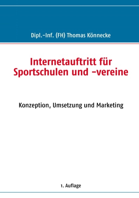 Internetauftritt f&uuml;r Sportschulen und -vereine