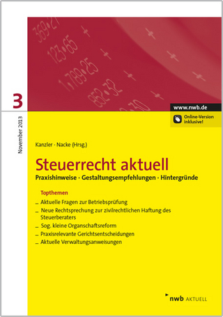 Steuerrecht aktuell 3/2013