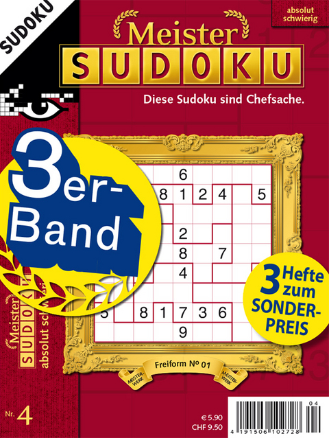 Meister-Sudoku 3er-Band Nr. 4