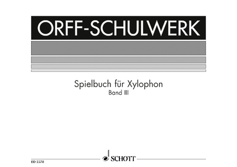 Spielbuch f&uuml;r Xylophon - Gunild Keetman