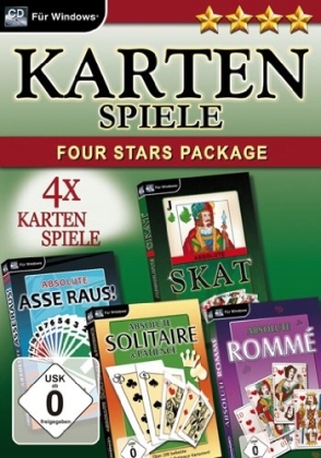 Four Stars - Kartenspiele, 1 CD-ROM