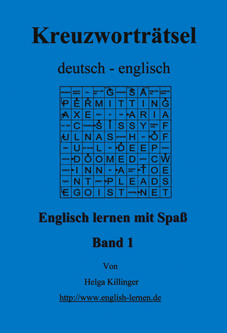 Englisch lernen mit Spaß. Kreuzworträtsel deutsch-englisch