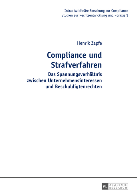 Compliance und Strafverfahren - Henrik Zapfe