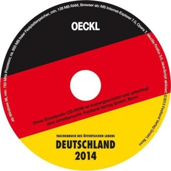 OECKL. Taschenbuch des &Ouml;ffentlichen Lebens Deutschland 2014 - 