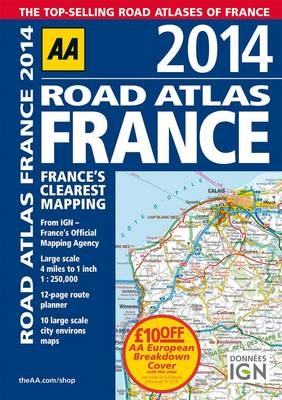 AA Road Atlas France