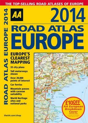 AA Road Atlas Europe
