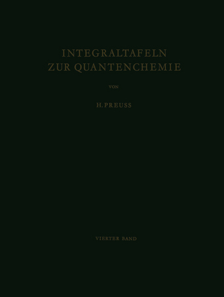 Integraltafeln zur Quantenchemie