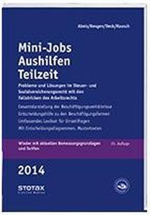 Mini-Jobs, Aushilfen, Teilzeit 2014