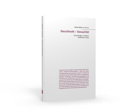 Geschlecht &ndash; Sexualit&auml;t - 