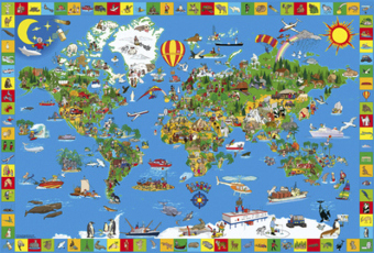 Deine bunte Erde (Kinderpuzzle)