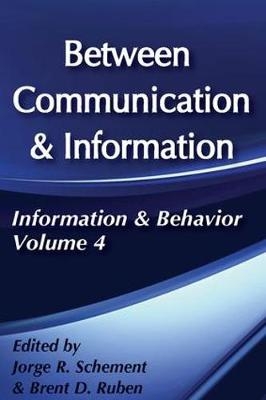 Between Communication and Information - Brent D. Ruben