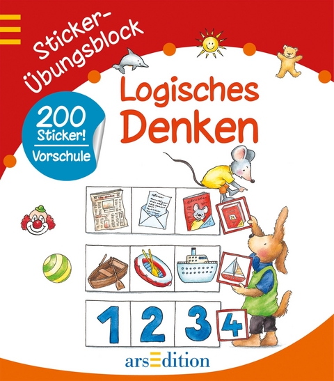 Sticker-&Uuml;bungsblock Logisches Denken