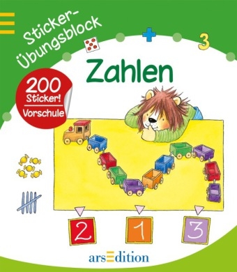 Sticker-&Uuml;bungsblock Zahlen