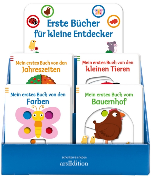 Display Meine ersten B&uuml;cher (4x4 Ex.)