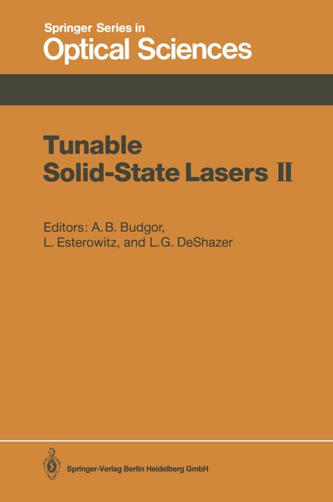 Tunable Solid-State Lasers II - 