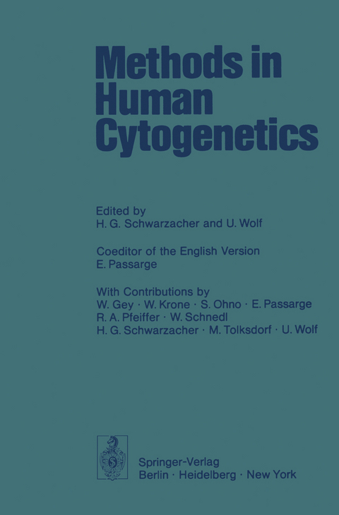Methods in Human Cytogenetics - 