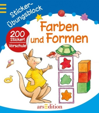 Sticker-&Uuml;bungsblock Farben und Formen